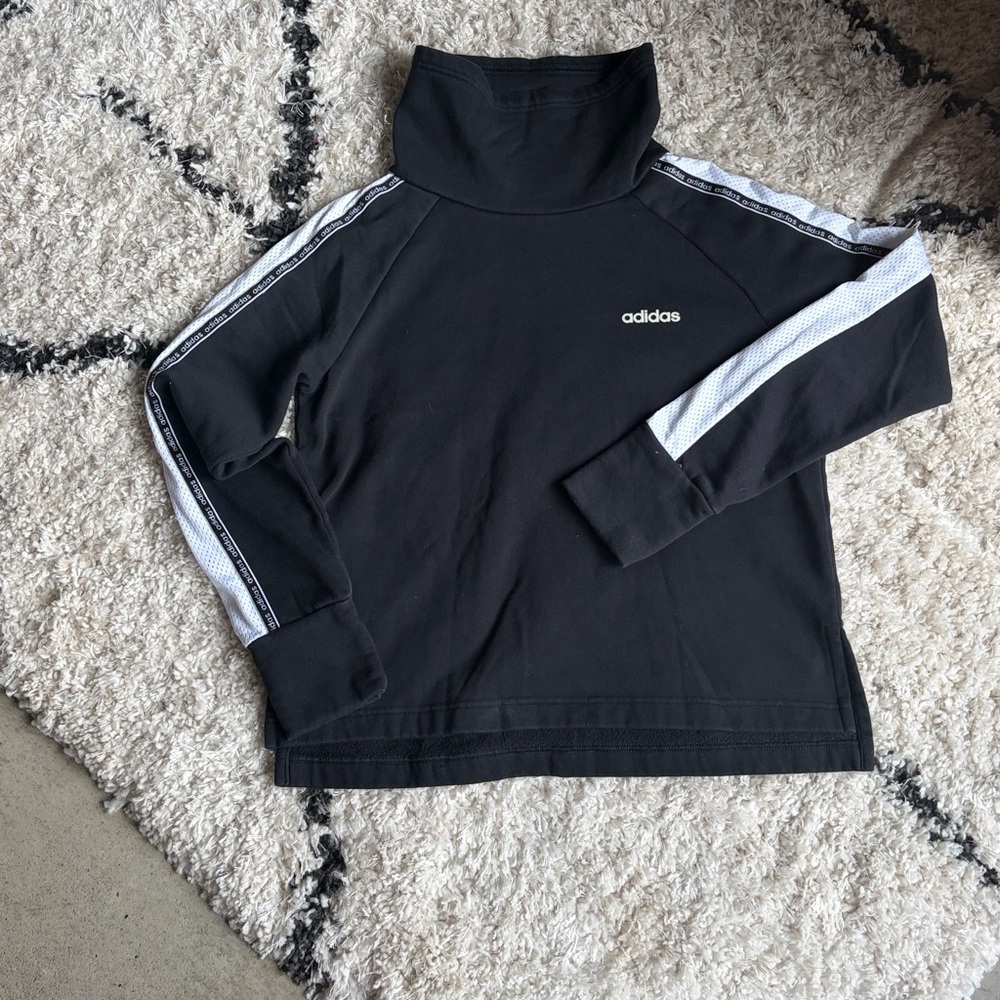 ADIDAS Funnel Neck Sweatshirt Size M